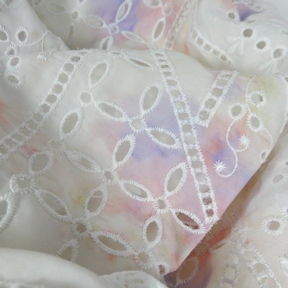 GIANNI BINI Delaney Embroidered Eyelet Halter Maxi DRESS Gown Size 8 NEW $259 - Picture 12 of 12